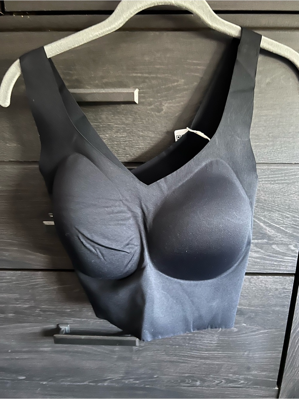 Seamless Wireless Comfort Bra in Black